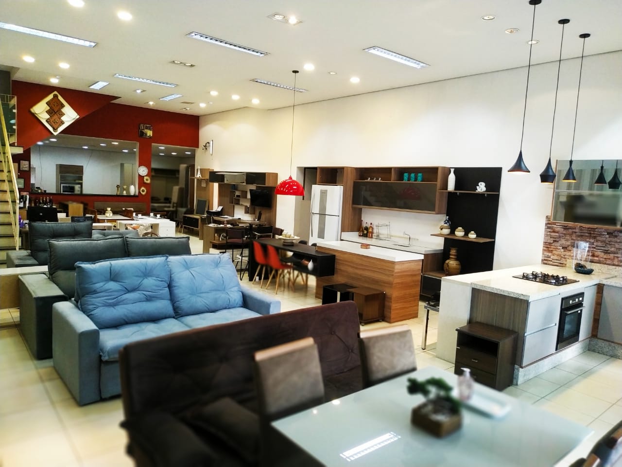 Foto da entrada da Salmantina Moveis